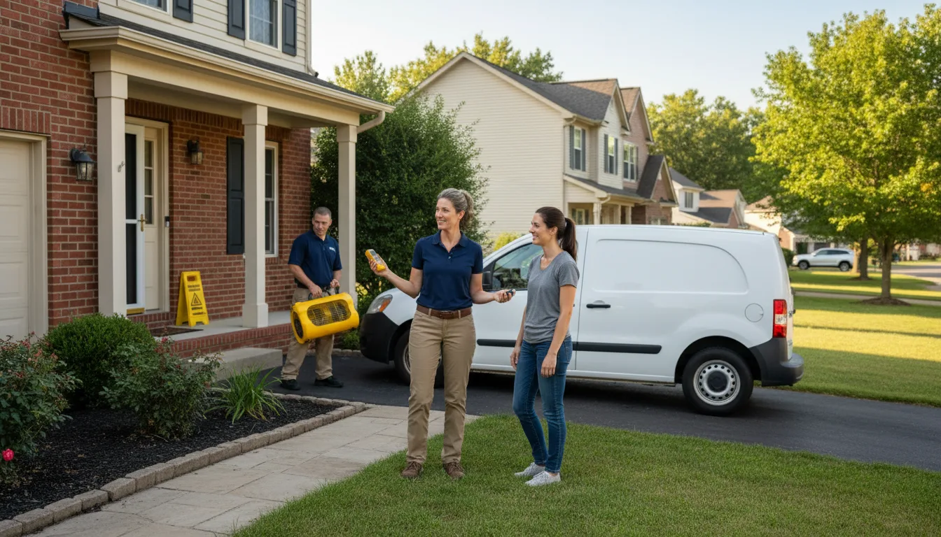 Water restoration image for Water Damage & Restoration Services in Damariscotta, ME